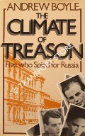 The Climate of Treason - Five Who Spied for Russia by BOYLE, Andrew